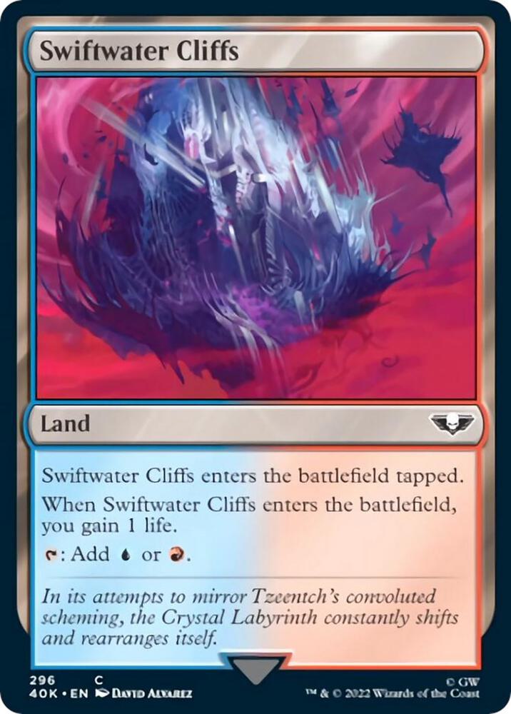 Swiftwater Cliffs 296/617 (Universes Beyond: Warhammer 40,000)  | Good Games Modbury