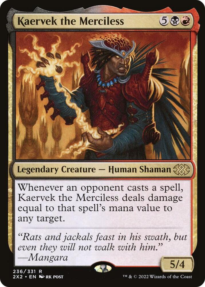 Kaervek the Merciless 236/331 (Double Masters 2022)  | Good Games Modbury