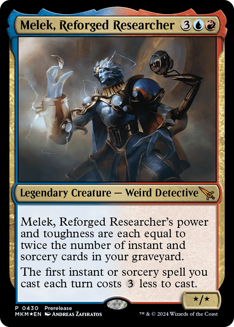 Melek, Reforged Researcher [Murders at Karlov Manor Prerelease Promos] | Good Games Modbury