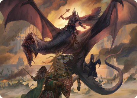Witch-king, Bringer of Ruin Art Card [The Lord of the Rings: Tales of Middle-earth Art Series] | Good Games Modbury