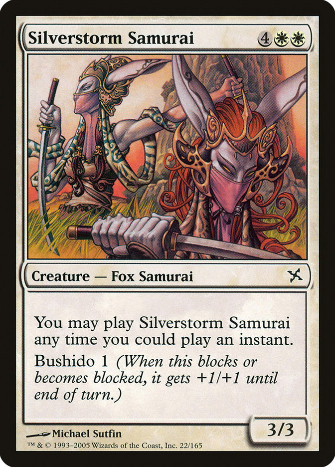 Silverstorm Samurai 22/165 (Betrayers of Kamigawa)  - Foil | Good Games Modbury