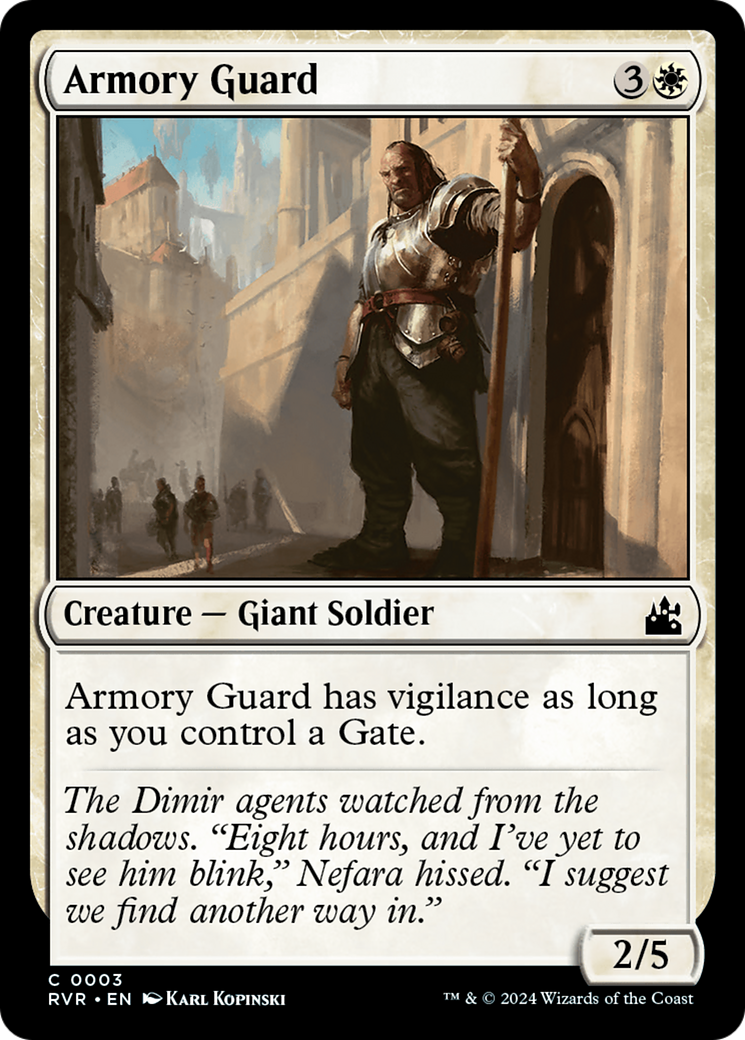 Armory Guard [Ravnica Remastered] | Good Games Modbury