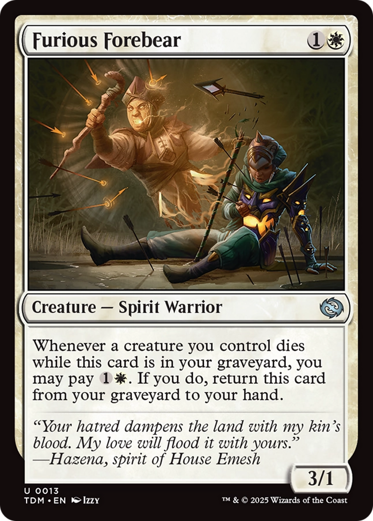 Furious Forebear [Tarkir: Dragonstorm] | Good Games Modbury