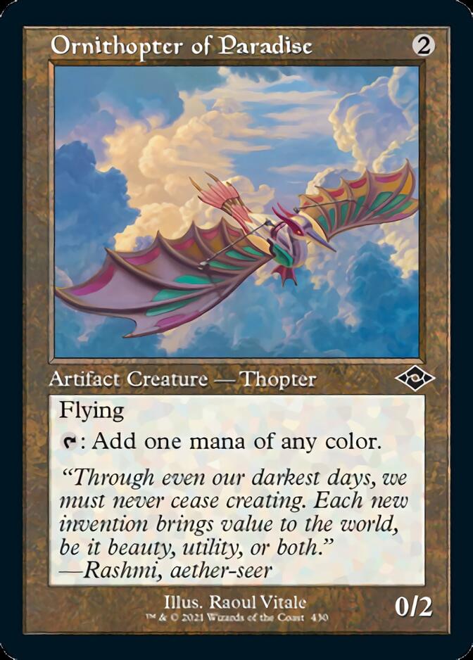 Ornithopter of Paradise (Retro Foil Etched) [Modern Horizons 2] | Good Games Modbury