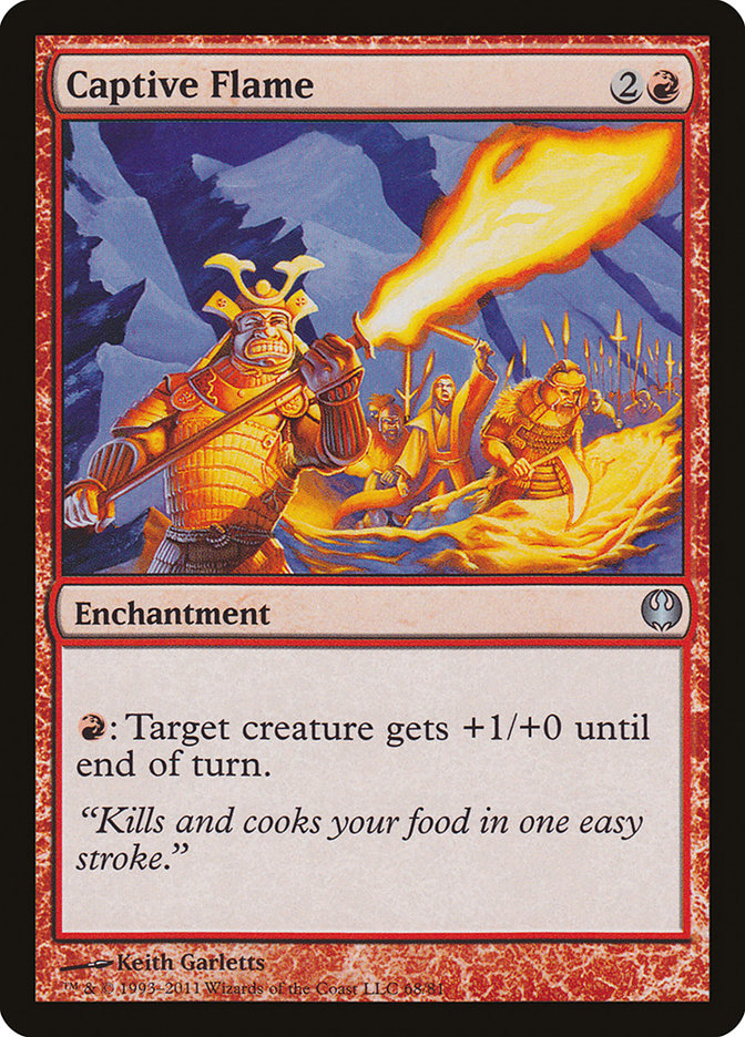 Captive Flame 68/81 (Duel Decks: Knights vs. Dragons)  | Good Games Modbury