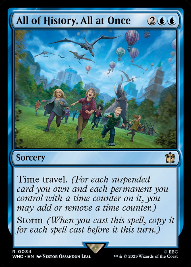 All of History, All at Once 34/331 (Universes Beyond: Doctor Who)  - Foil | Good Games Modbury