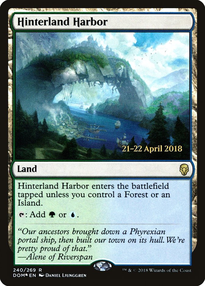 Hinterland Harbor [Dominaria Prerelease Promos] | Good Games Modbury