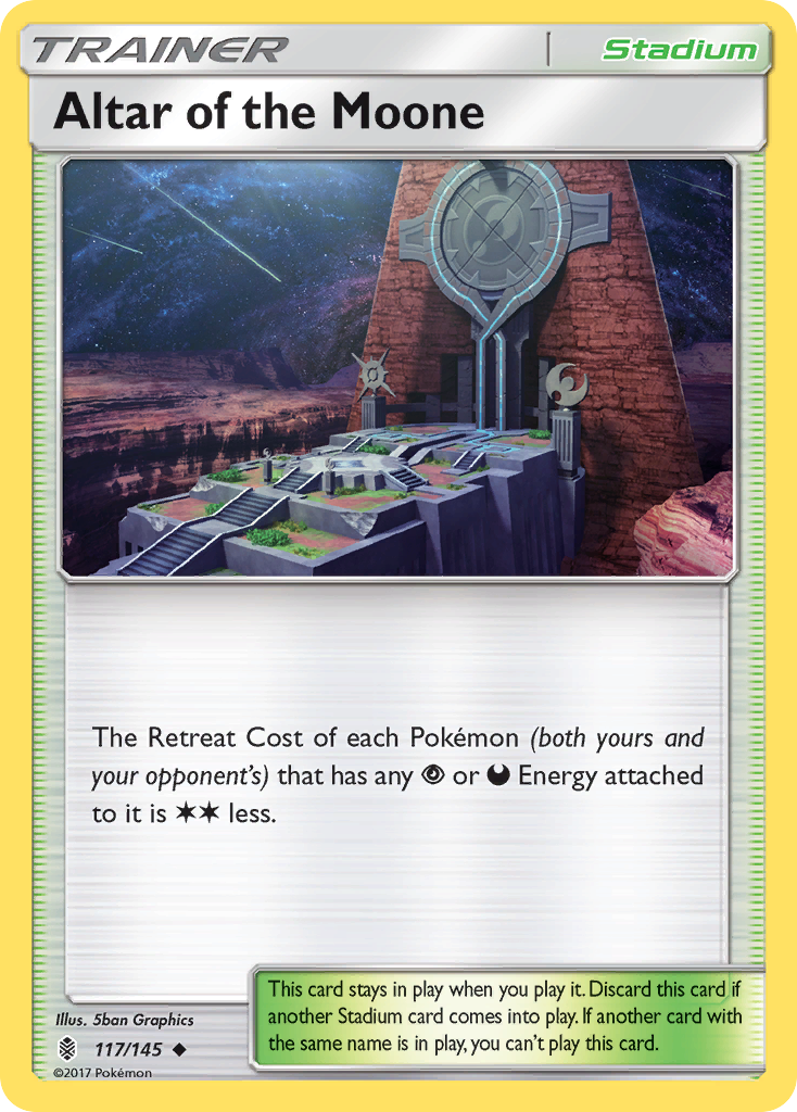 Altar of the Moone (117/145) [Sun & Moon: Guardians Rising] | Good Games Modbury