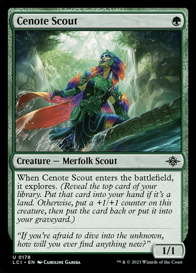Cenote Scout 178/291 (The Lost Caverns of Ixalan)  - Foil | Good Games Modbury