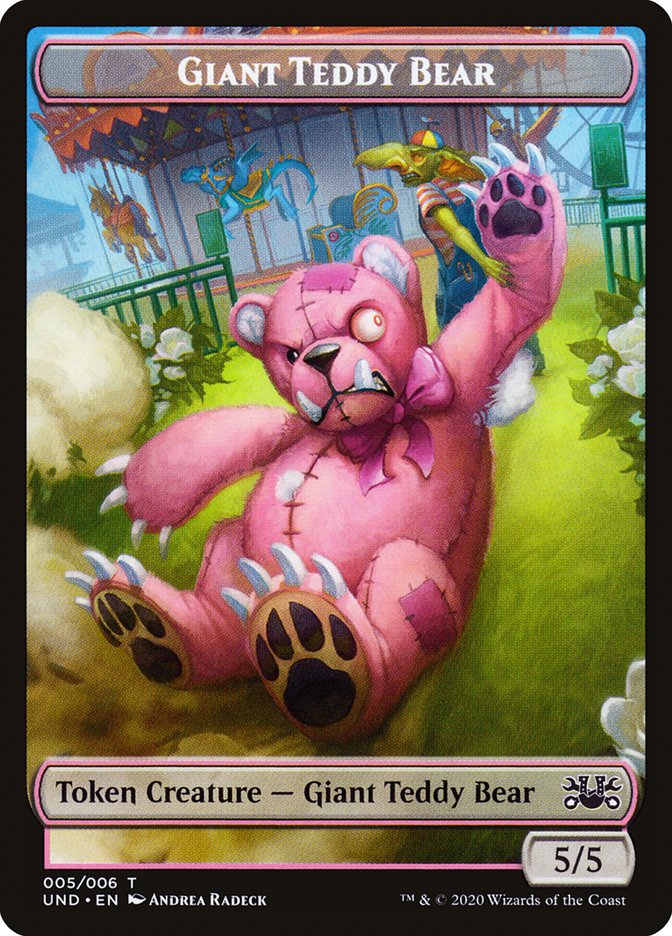 Giant Teddy Bear // Acorn Stash Double-Sided Token [Unsanctioned Tokens] | Good Games Modbury
