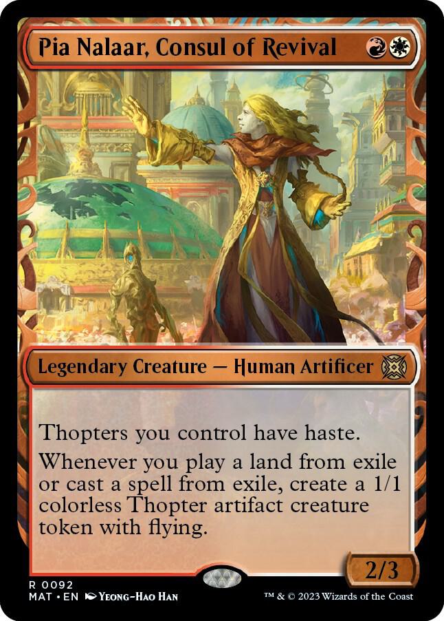 Pia Nalaar, Consul of Revival 92/50 (March of the Machine: The Aftermath)  - Showcase Foil | Good Games Modbury