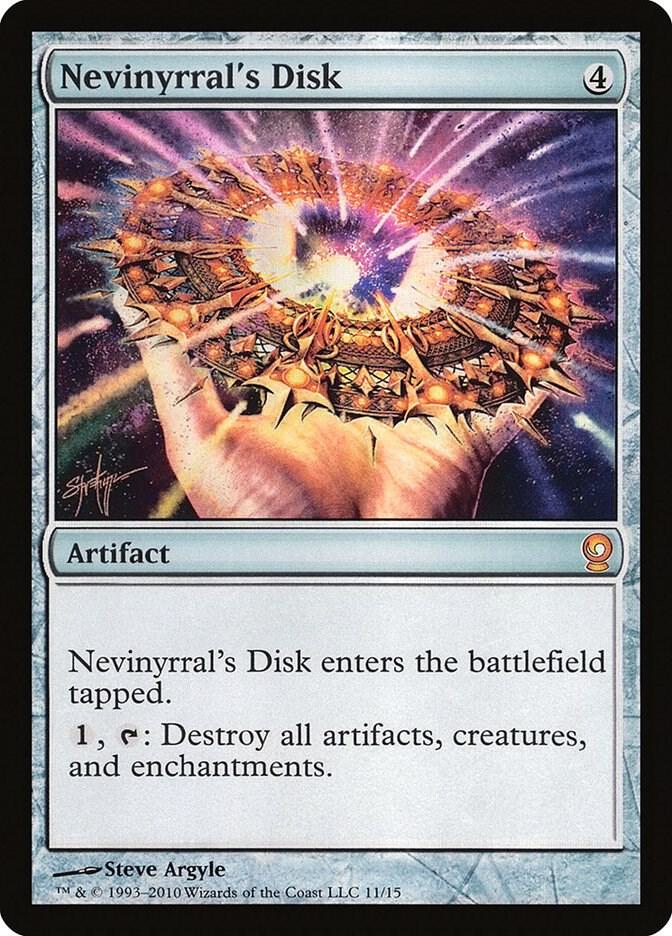 Nevinyrral's Disk 11/15 (From the Vault: Relics)  - Foil | Good Games Modbury