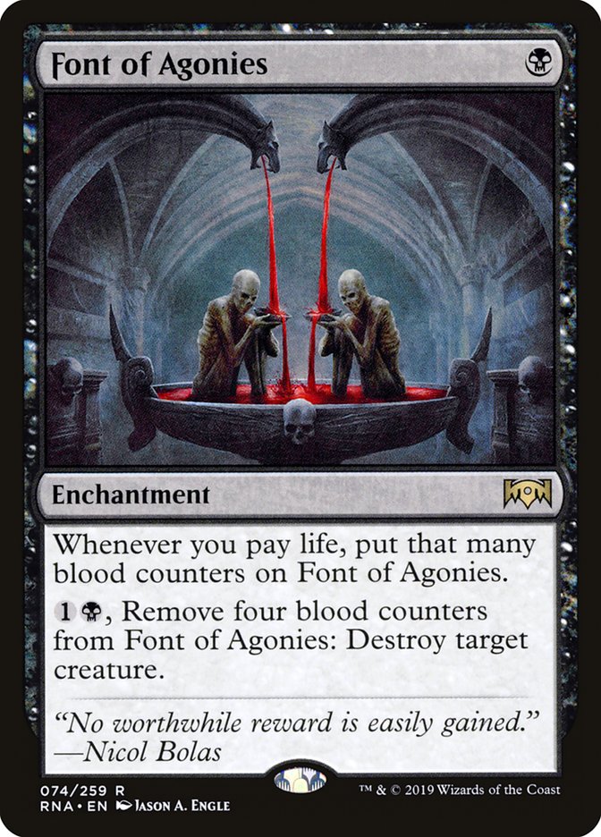 Font of Agonies 74/259 (Ravnica Allegiance)  | Good Games Modbury