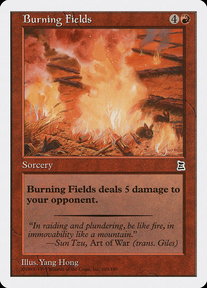 Burning Fields 103/180 (Portal Three Kingdoms)  | Good Games Modbury