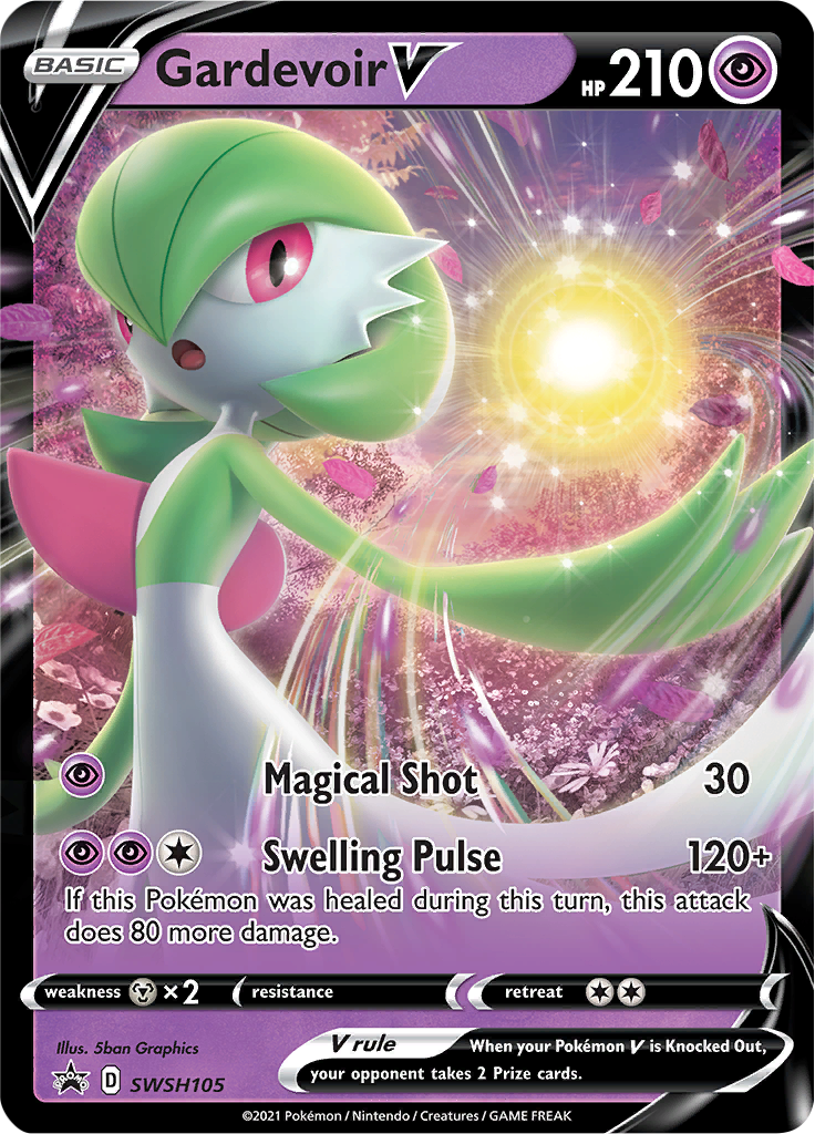Gardevoir V (SWSH105) [Sword & Shield: Black Star Promos] | Good Games Modbury