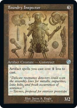 Foundry Inspector Schematic 79 (The Brothers' War: Retro Frame Artifacts)  - Foil | Good Games Modbury