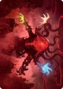 Omnath Locus of All Art Card 51 81 51 (Art Series: March of the Machine)  | Good Games Modbury