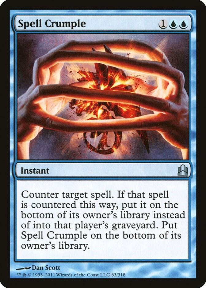 Spell Crumple 63/318 (Commander)  | Good Games Modbury