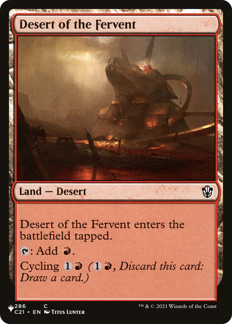 Desert of the Fervent [The List Reprints] | Good Games Modbury