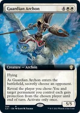 Guardian Archon Extended Art 344/81 (Commander 2021)  | Good Games Modbury