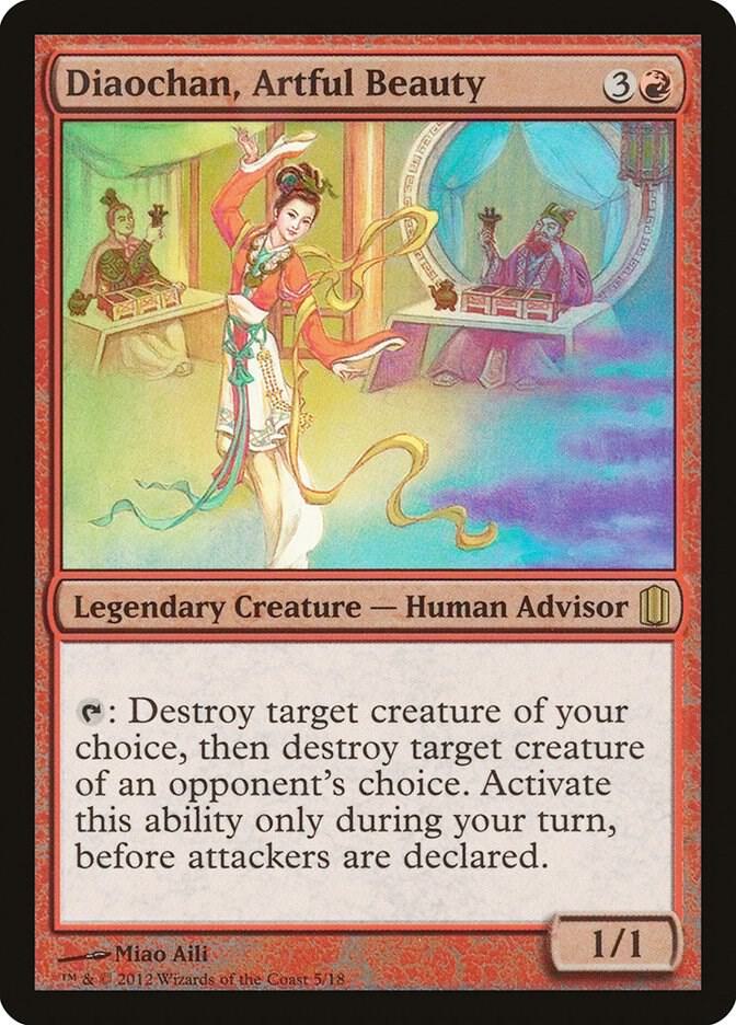 Diaochan Artful Beauty 5/18 (Commander's Arsenal)  - Foil | Good Games Modbury