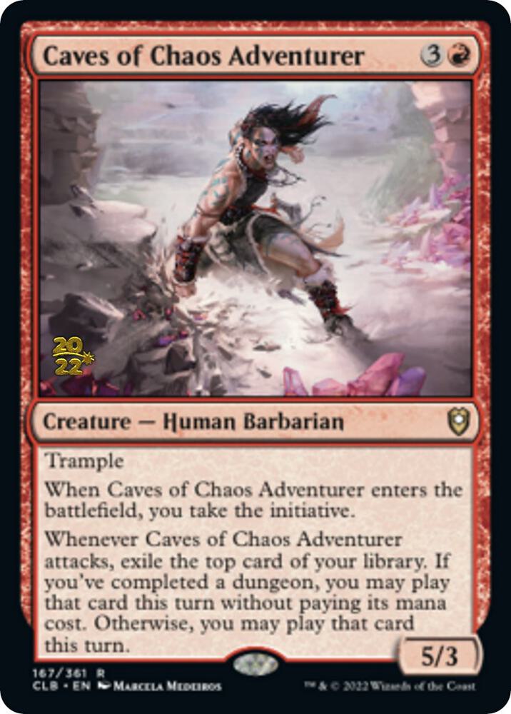 Caves of Chaos Adventurer 167s/108 (Prerelease Cards)  - Foil | Good Games Modbury