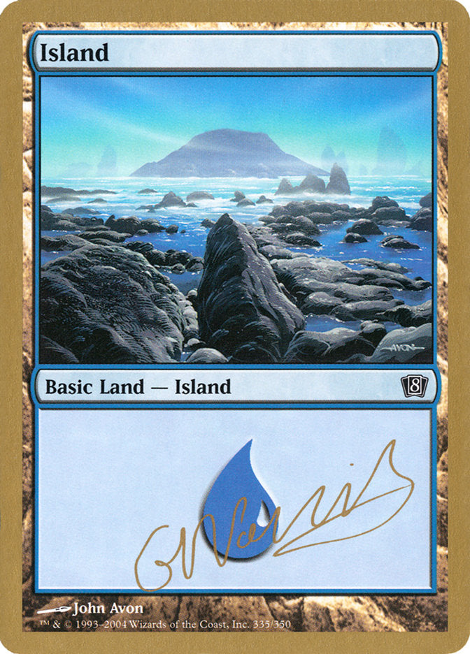 Island (gn335) (Gabriel Nassif) [World Championship Decks 2004] | Good Games Modbury