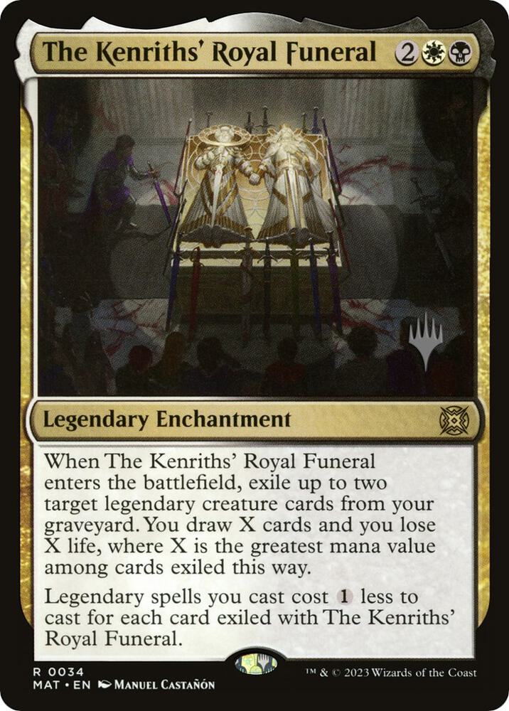 The Kenriths Royal Funeral 34p/8 (Promo Pack: Murders at Karlov Manor)  - Foil | Good Games Modbury