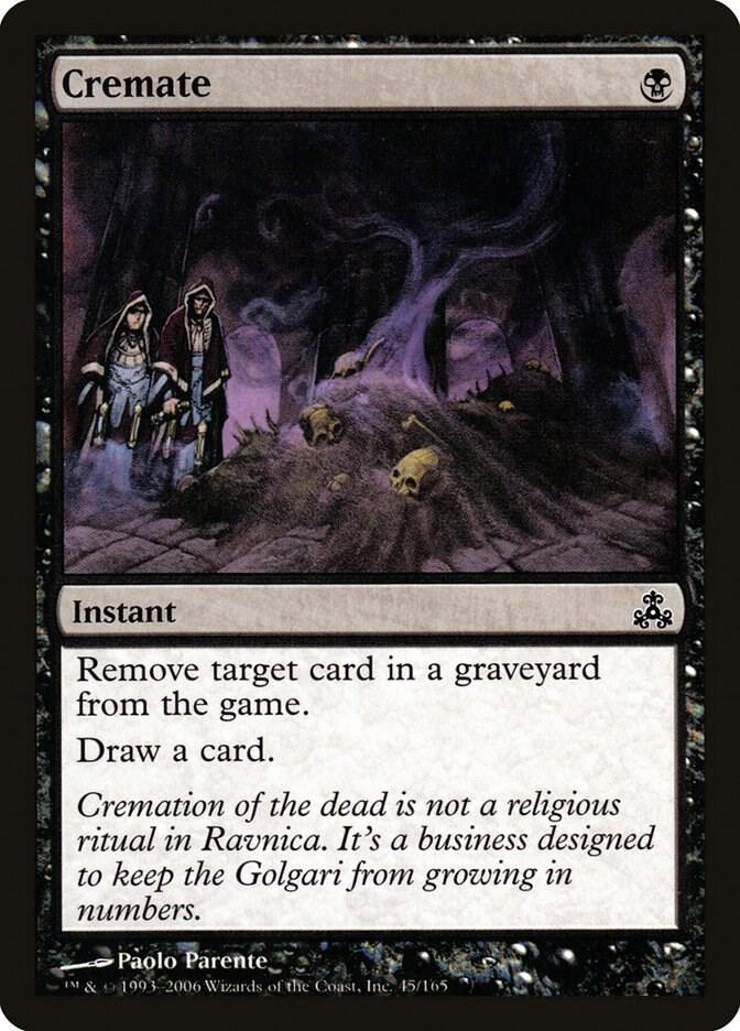 Cremate 45/165 (Guildpact)  - Foil | Good Games Modbury