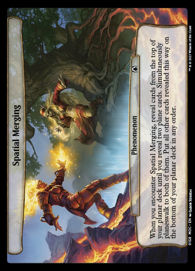 Spatial Merging 158/79 (Planechase: March of the Machine)  | Good Games Modbury