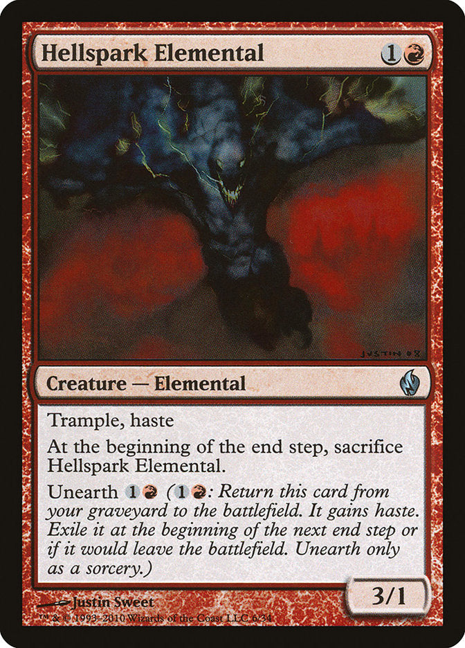 Hellspark Elemental [Premium Deck Series: Fire and Lightning] | Good Games Modbury