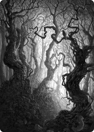 Forest 2 Art Card [Innistrad: Midnight Hunt Art Series] | Good Games Modbury