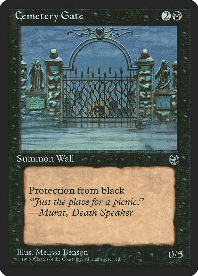 Cemetery Gate (Murat Flavor Text) [Homelands] | Good Games Modbury