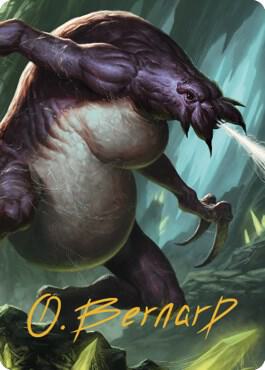 Ettercap Art Card Gold Stamped Signature 14 (Art Series: Commander Legends: Battle for Baldur's Gate)  | Good Games Modbury