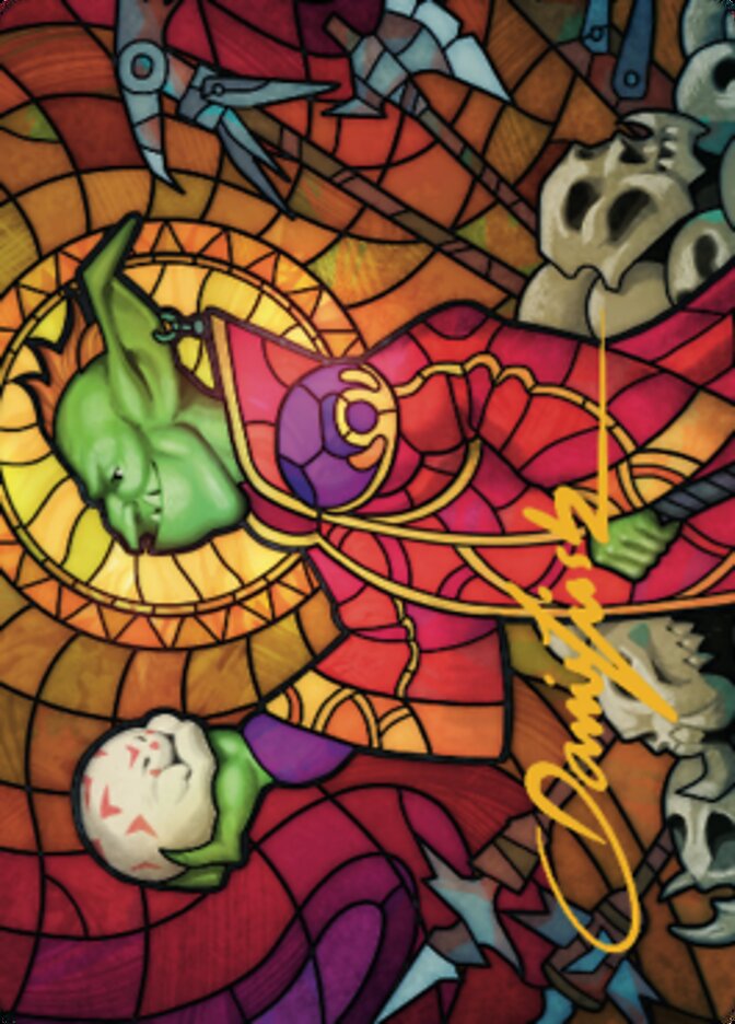 Squee, Dubious Monarch Art Card (Gold-Stamped Signature) [Dominaria United Art Series] | Good Games Modbury