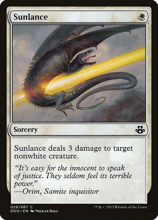 Sunlance 26/67 (Duel Decks: Elspeth vs. Kiora)  | Good Games Modbury