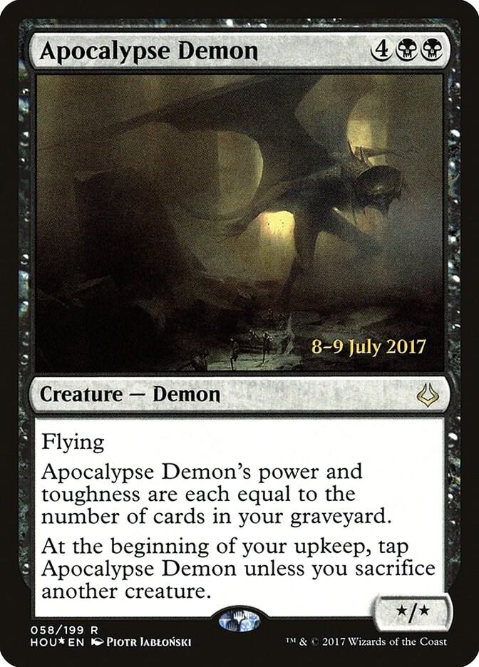 Apocalypse Demon 58s/62 (Prerelease Cards)  - PreRelease Foil | Good Games Modbury