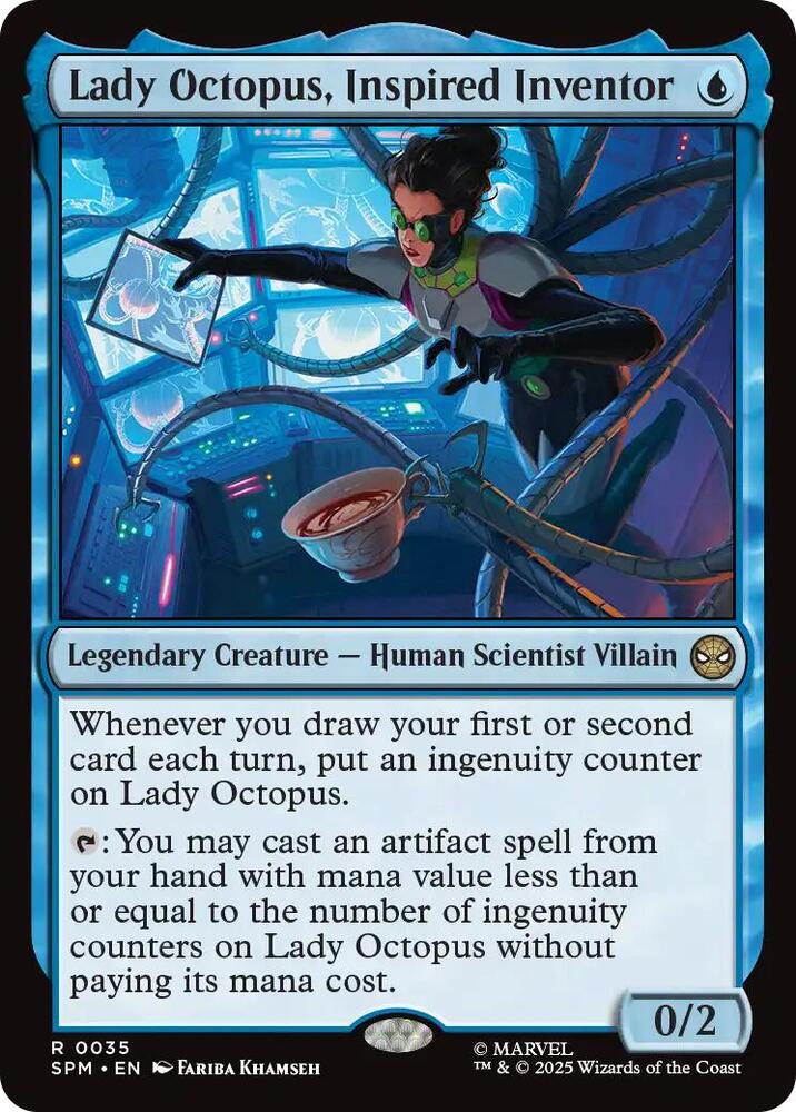 Lady Octopus Inspired Inventor 35/198 (Marvel's Spider-Man)  - Foil | Good Games Modbury