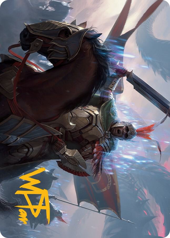 Marshal of Zhalfir Art Card Gold Stamped Signature 50 (Art Series: March of the Machine)  | Good Games Modbury
