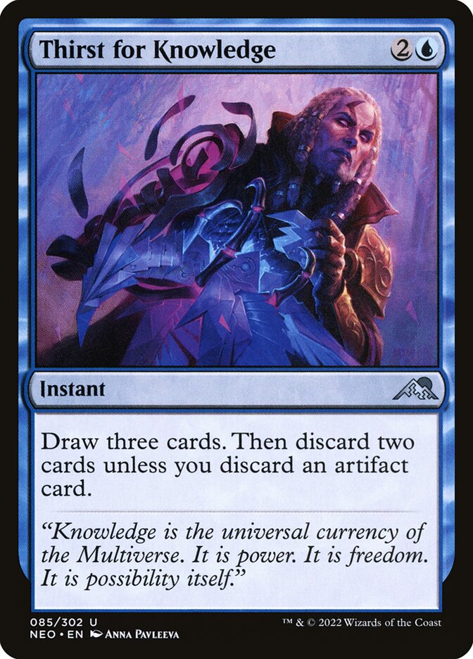 Thirst for Knowledge 85/302 (Kamigawa: Neon Dynasty)  | Good Games Modbury