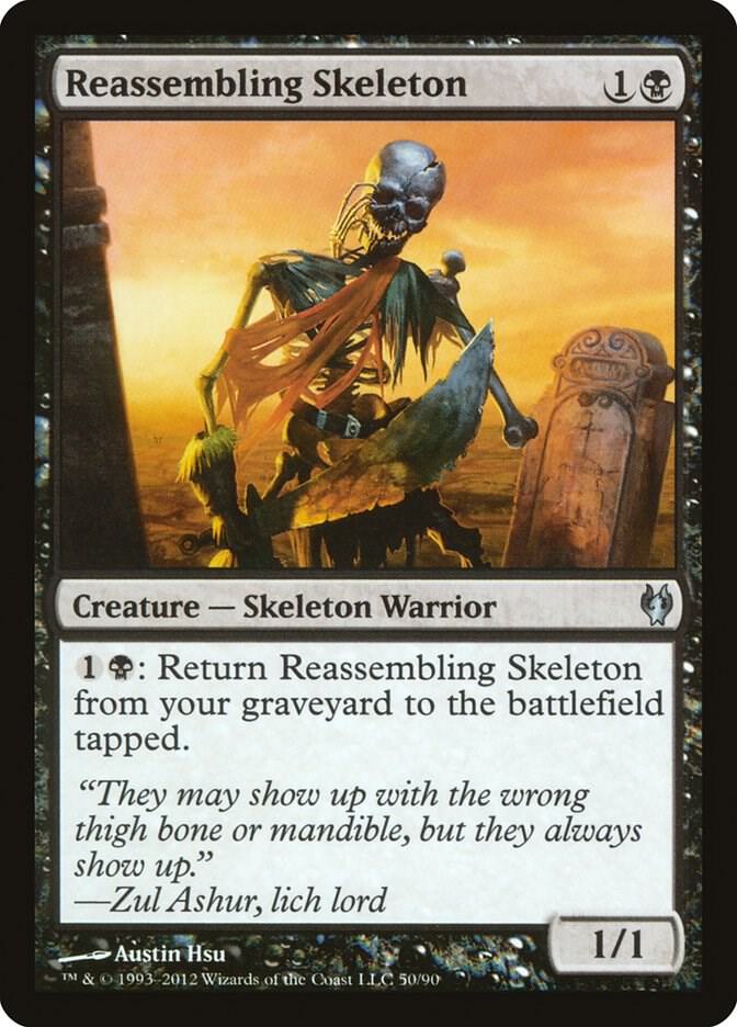Reassembling Skeleton 50/90 (Duel Decks: Izzet vs. Golgari)  | Good Games Modbury