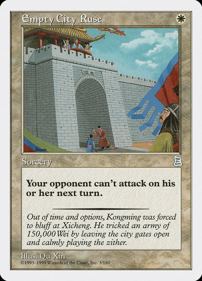 Empty City Ruse 3/180 (Portal Three Kingdoms)  | Good Games Modbury