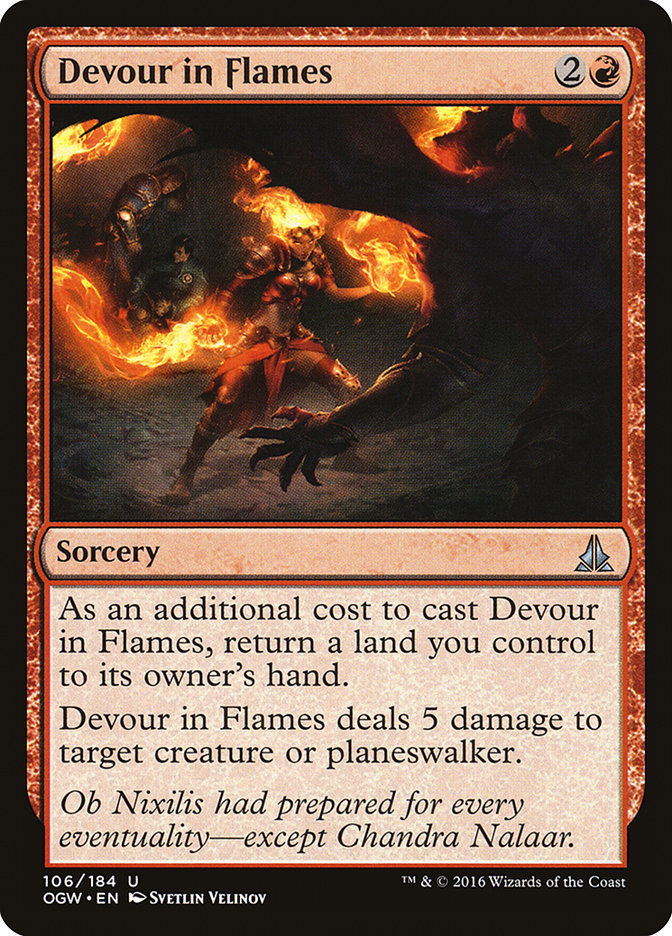 Devour in Flames 106/184 (Oath of the Gatewatch)  | Good Games Modbury