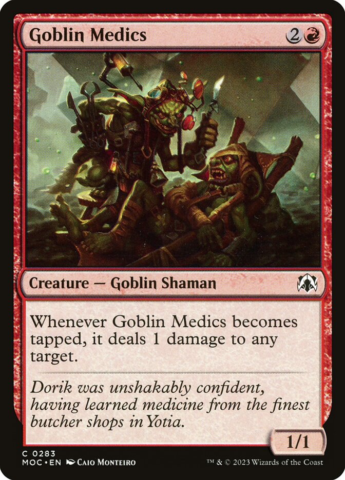 Goblin Medics 283/444 (Commander: March of the Machine)  | Good Games Modbury