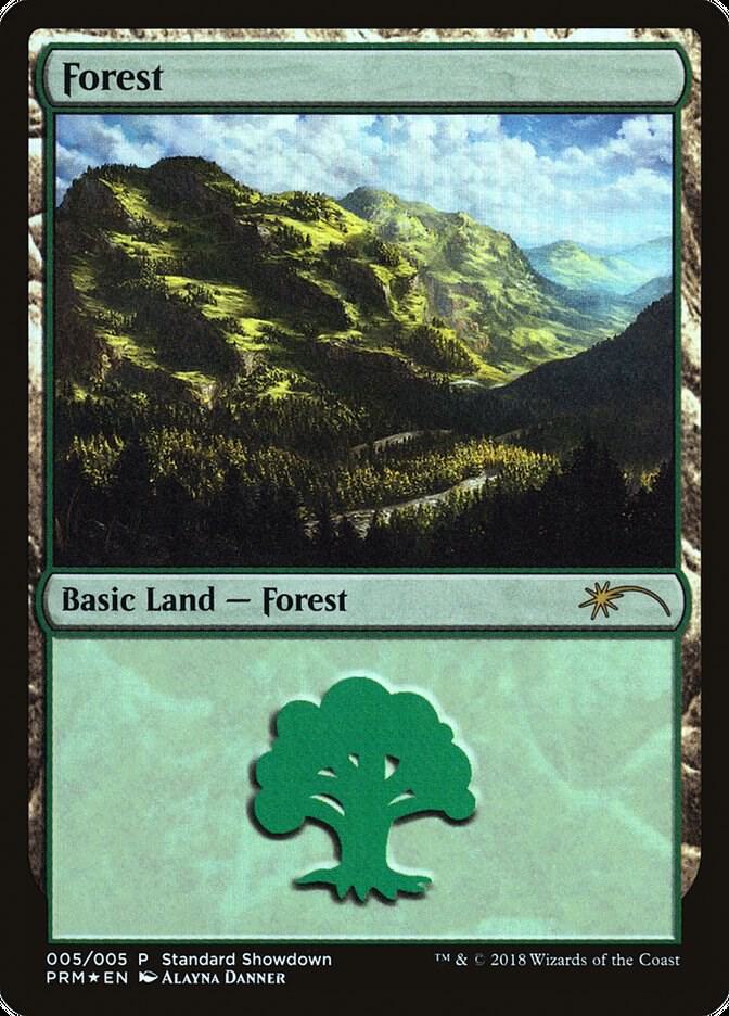 Forest 5 (Standard Showdown Promos)  - Foil | Good Games Modbury