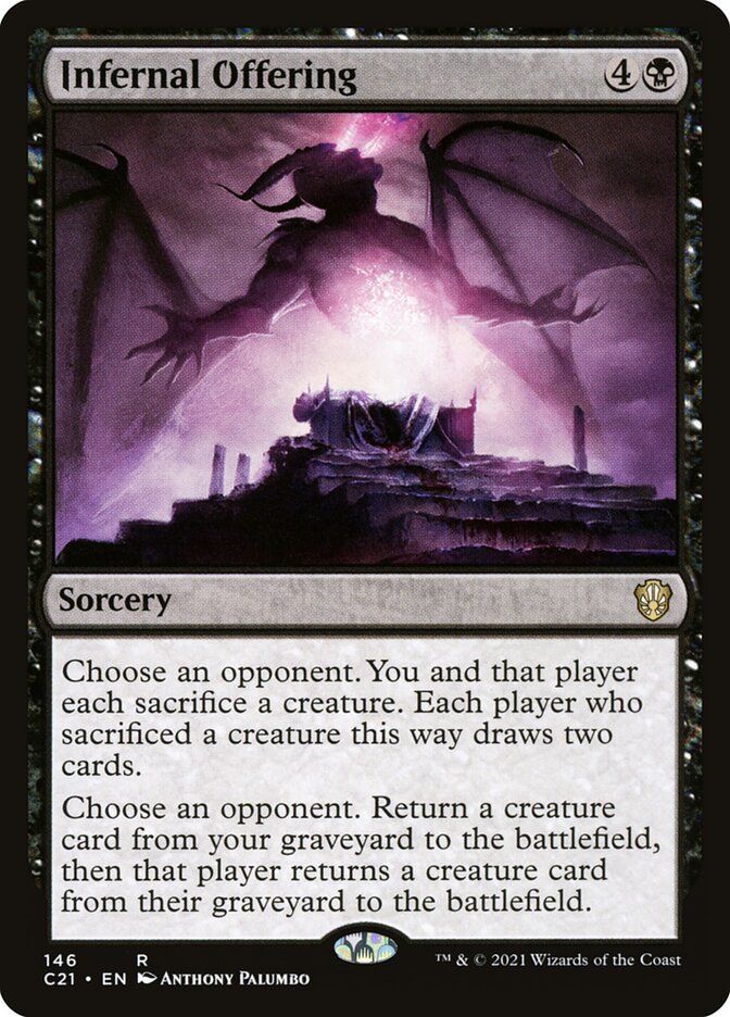Infernal Offering 146/81 (Commander 2021)  | Good Games Modbury
