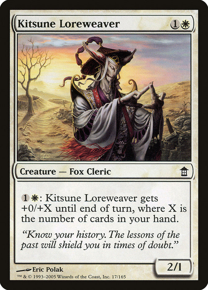 Kitsune Loreweaver 17/165 (Saviors of Kamigawa)  - Foil | Good Games Modbury