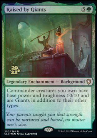 Raised by Giants [Commander Legends: Battle for Baldur's Gate Prerelease Promos] | Good Games Modbury