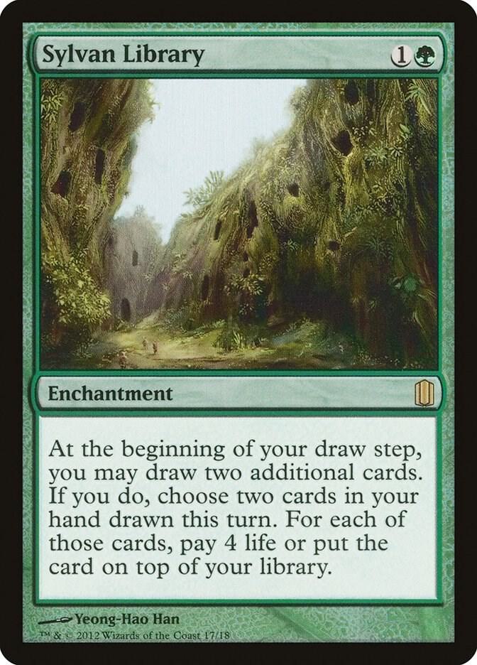 Sylvan Library 17/18 (Commander's Arsenal)  - Foil | Good Games Modbury