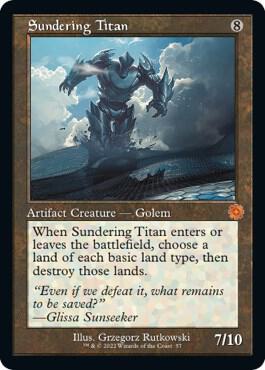 Sundering Titan 57 (The Brothers' War: Retro Frame Artifacts)  | Good Games Modbury